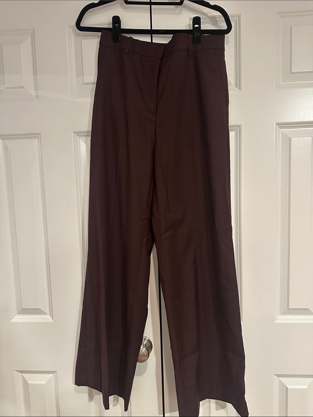 Ann Taylor Chocolate Wide-Leg Trousers